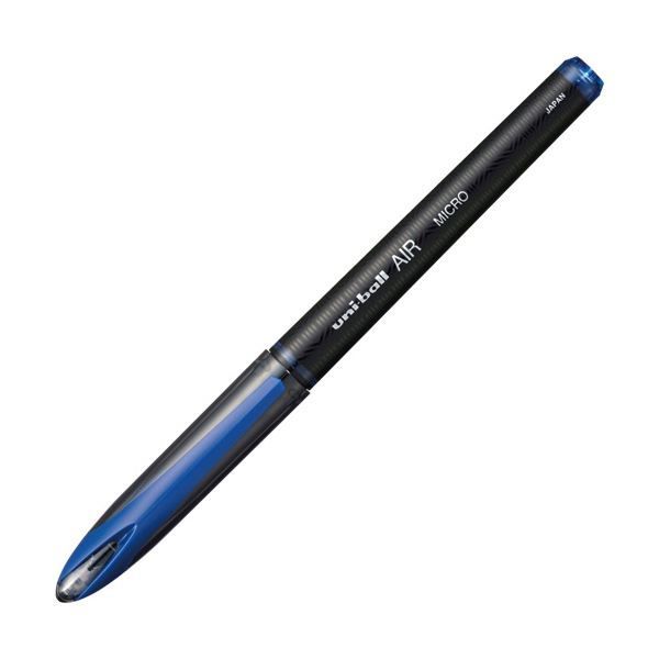 （まとめ） 三菱鉛筆 水性ボールペン ユニボールエア0.5mm 青 UBA201