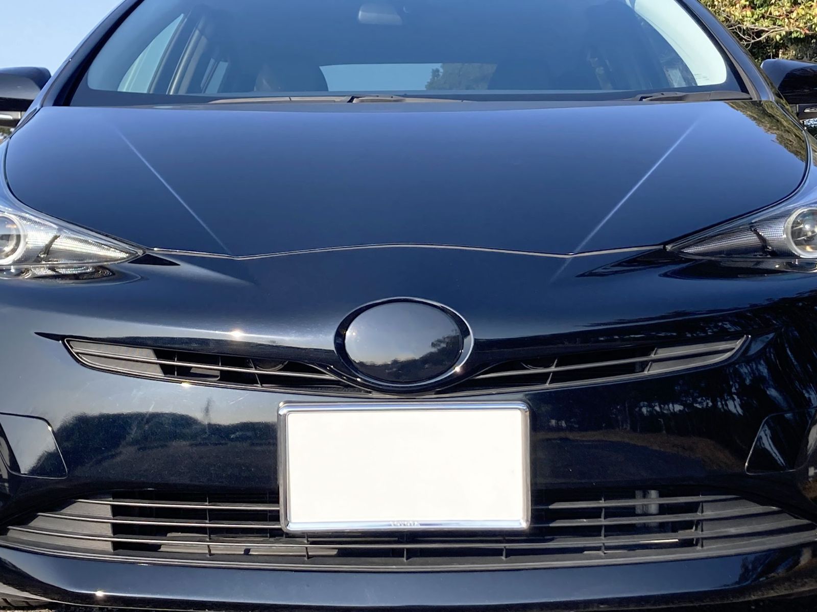 Tint+カット済エンブレム スモークフィルム 50 前期 プリウス (ブラックスモーク5％) ZVW50/ZVW51/ZVW55 zvw50