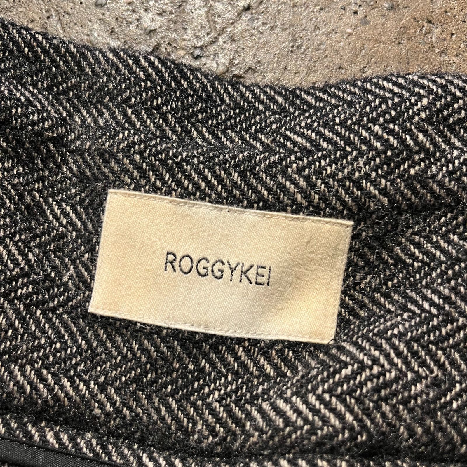 ROGGYKEI ZERO PANTS ウール リネン ヘリンボーン ロギーケイ