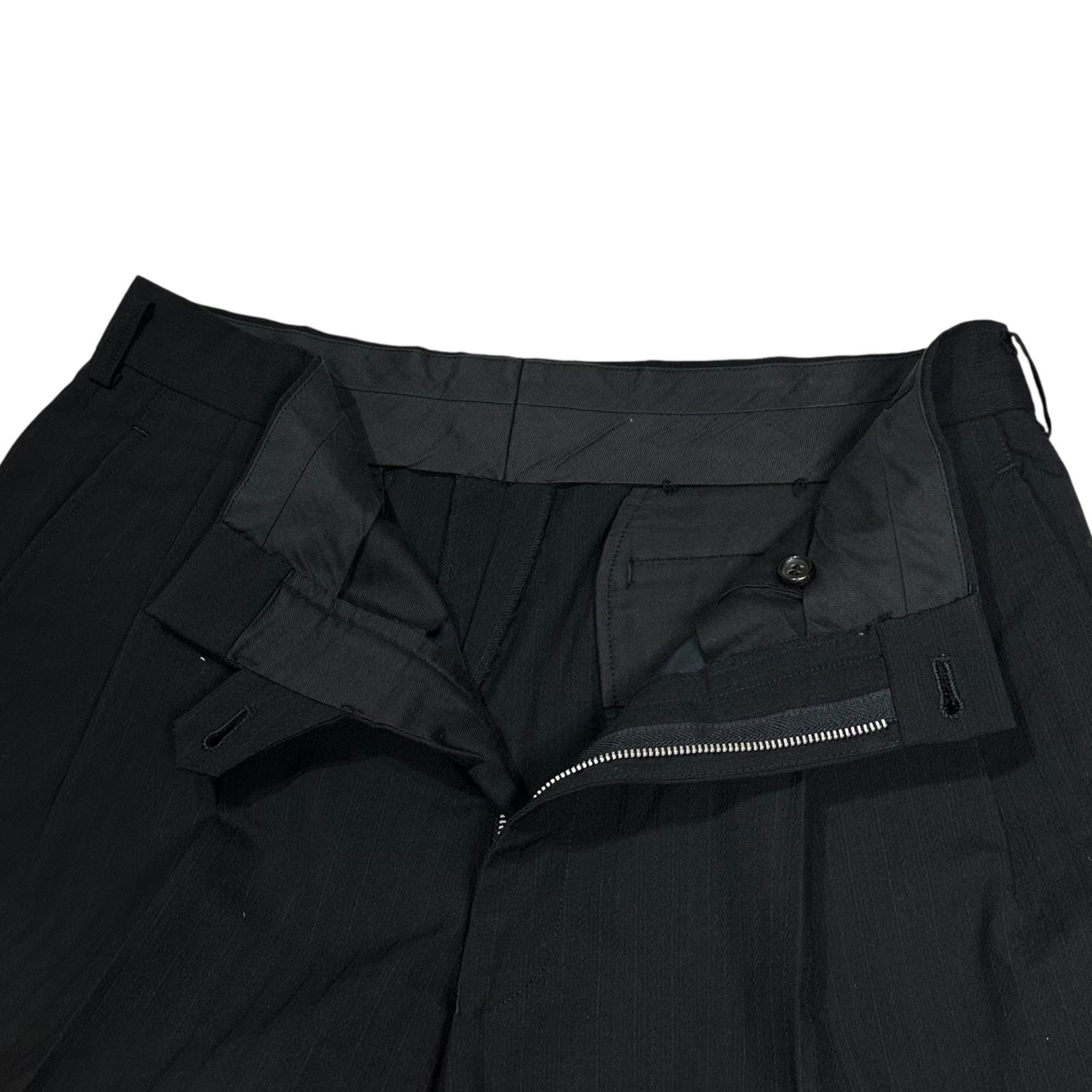 90年代 COMME des GARÇONS 2タック ストライプスラックス 90年代 COMME des GARÇONS 2タック ストライプスラックス