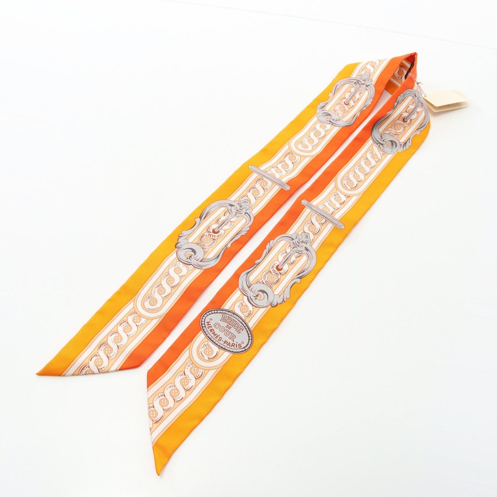 エルメス HERMES スカーフ ツイリー BRIDE DE COUR シルク