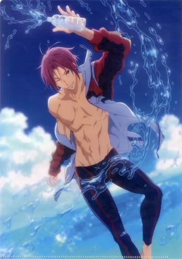 中古】クリアファイル 松岡凛 「劇場版 Free!-Road to the World