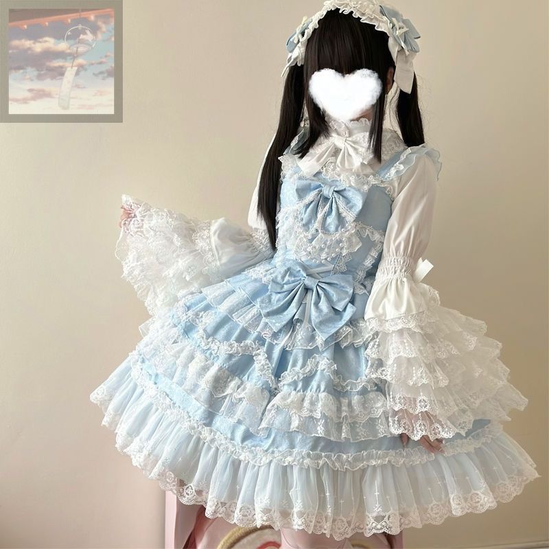 ドレスです☆愛恋序曲Lolita洋装 甘ロリスタイル jsk吊り