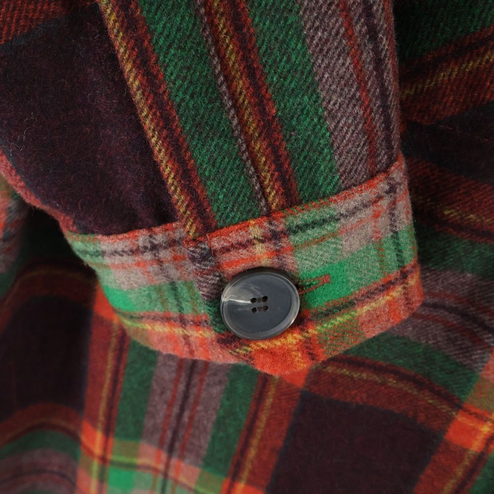 MLVINCE (メルヴィンス) WOOL CHECK JACKET ダブルフラップポケット