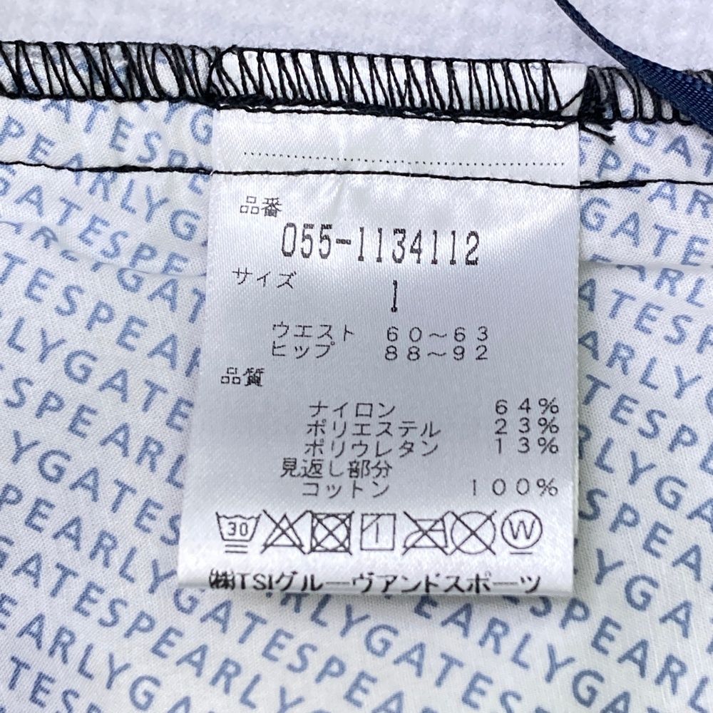 サイズ：1 PEARLY GATES パーリーゲイツ 055-2234112 スカート チェック ネイビー系 [240101499879] ゴルフウェア レディース ストスト サイズ：1 PEARLY GATES パーリーゲイツ 055-2234112 スカート