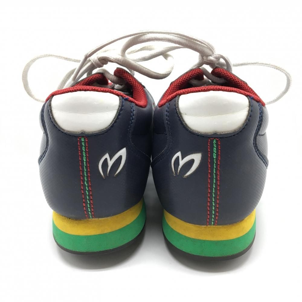 美品】マスターバニー ゴルフシューズ ネイビー 158-6192002 スパイク