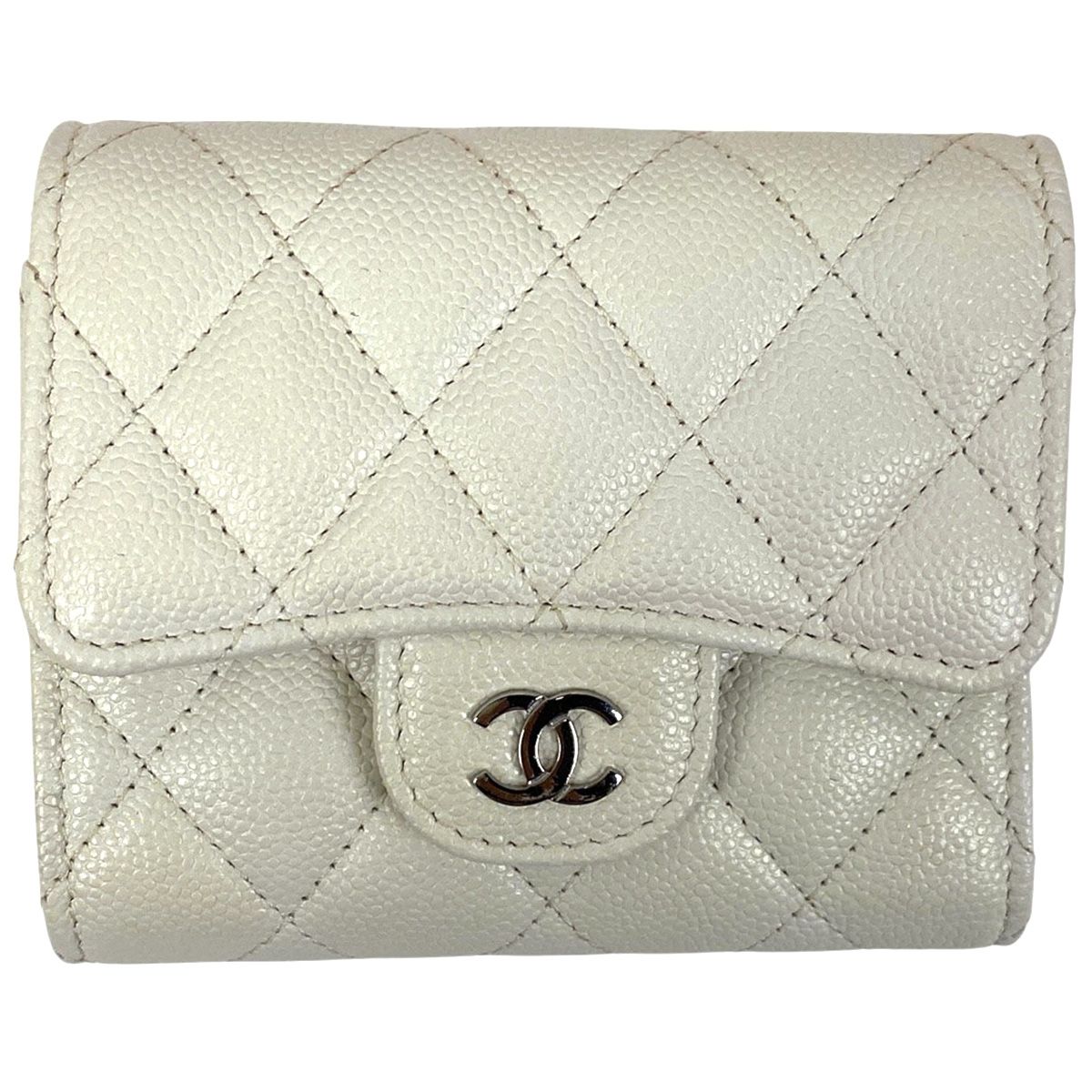シャネル CHANEL ココマーク 三つ折り 財布 マトラッセ 三つ折り