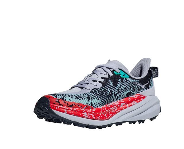 【新品】HOKA ONE ONE ホカ オネオネ M SPEEDGOAT 6 1147791 GULL/STORMYSKIES メンズ スピードゴート6 幅D 厚底 トレイルランニングシューズ ビブラムソール メガグリップ ランシュー スニーカー 靴 クッショ