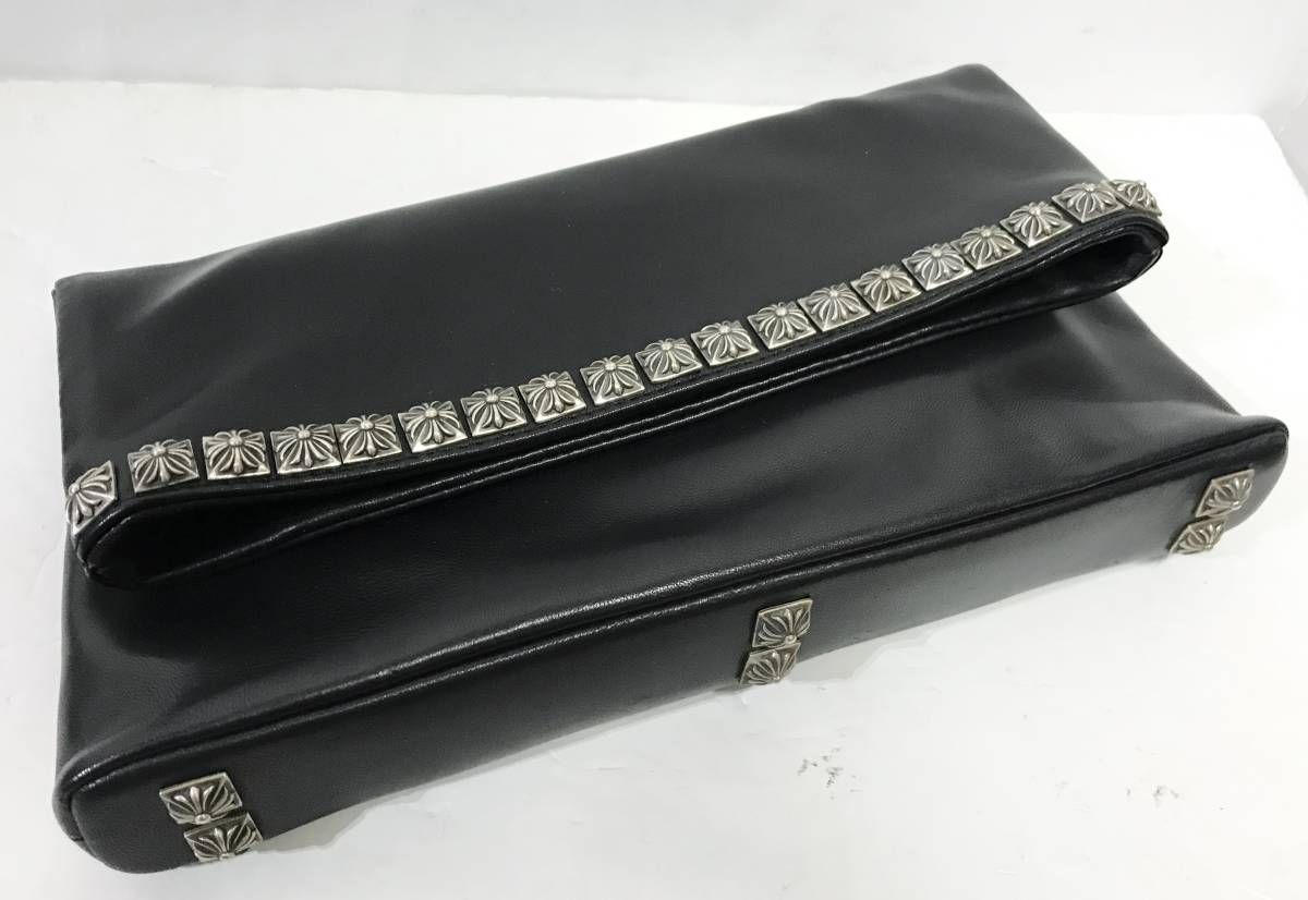 CHROME HEARTS｜クロムハーツ CLUTCH BAG W/PYRAMID STUDS ゼロ