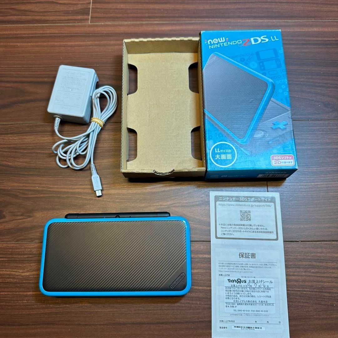 Newニンテンドー2 DS LL 本体 ブラック ターコイズ 4540