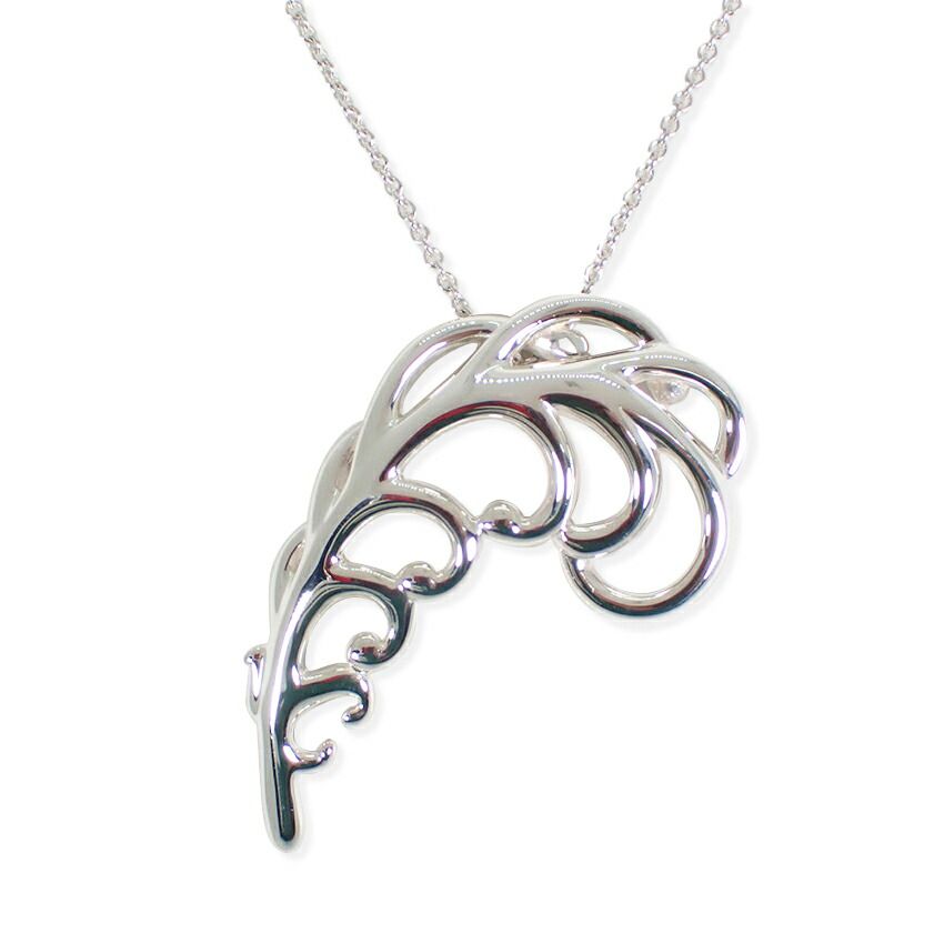 ティファニー 925 パロマ・ピカソ フェザー ネックレス//g508-54  