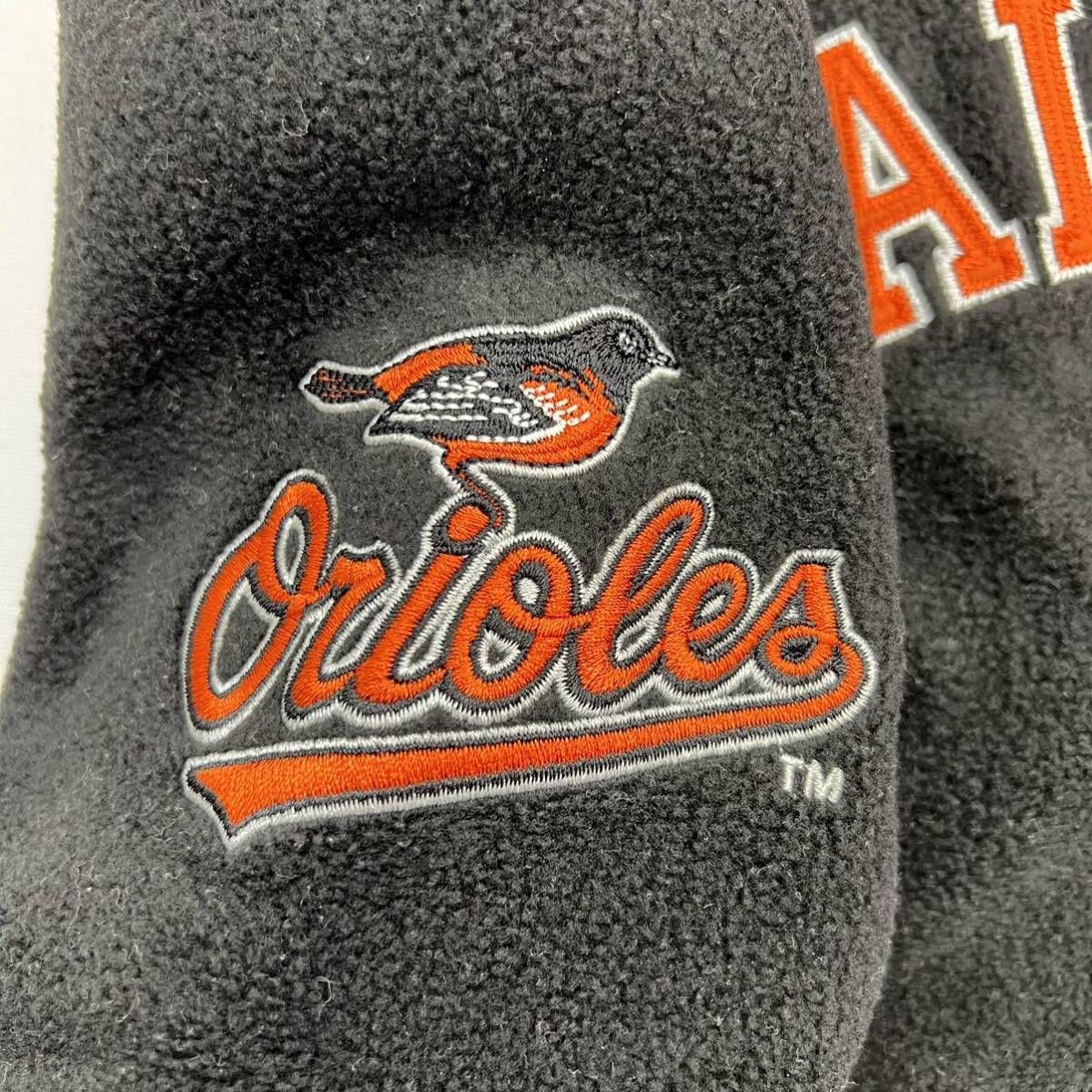 MLB ☆ ボルチモア オリオールズ フリースジャケット ハーフジップ
