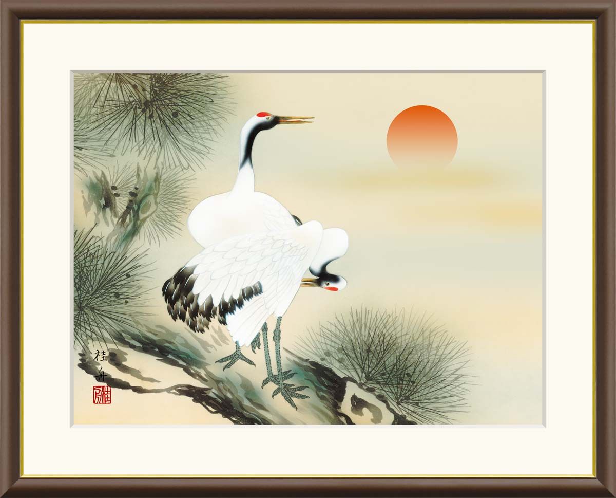 ART】朝隈敏彦真筆(姫路城に桜)サムホール SALE【ART】朝隈敏彦真筆