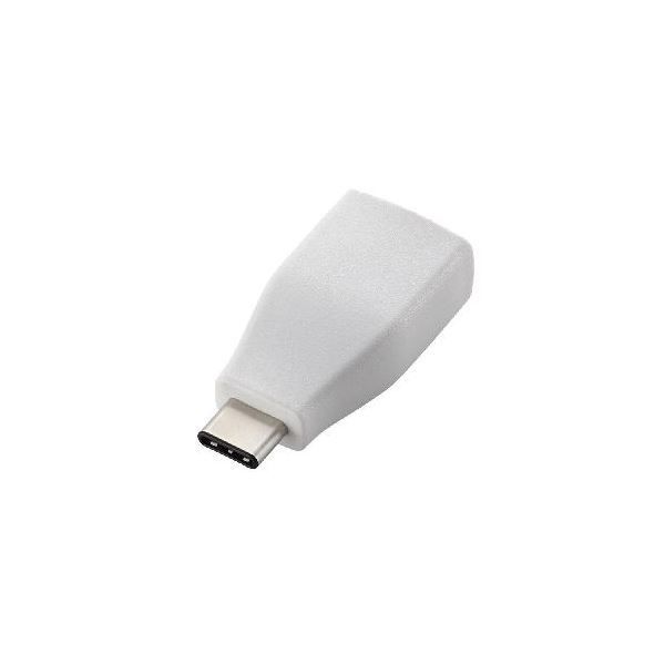 (まとめ)エレコム Type-C変換アダプタ USB3-AFCMADWH