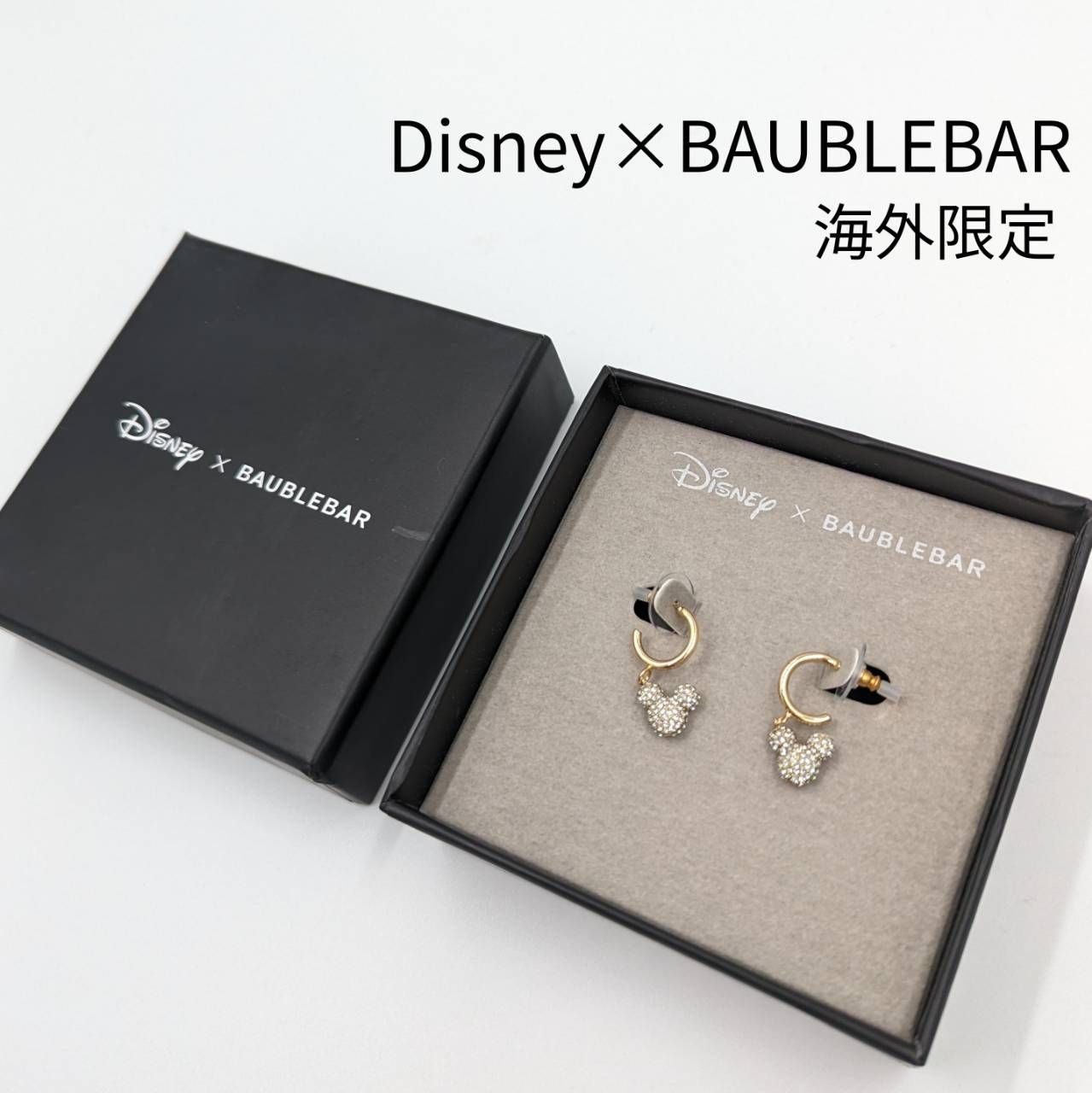 日本未発売】Disney×BAUBLEBAR コラボ ミッキーマウス シルバー ピアス