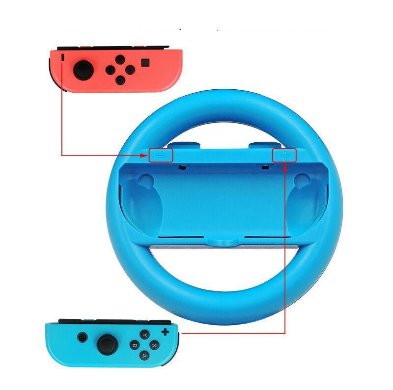 メルカリShops - switch マリオカートJoy-Conハンドル コントローラー2個セット 赤