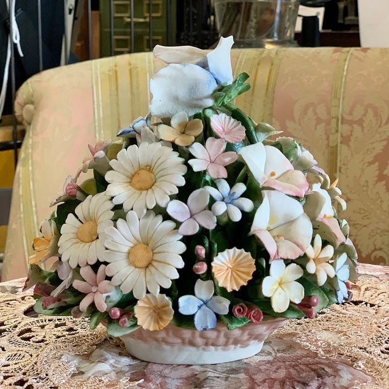 カポディモンテ CAPODIMONTE 花かご 陶器 - 通販 - hanackenovinky.cz