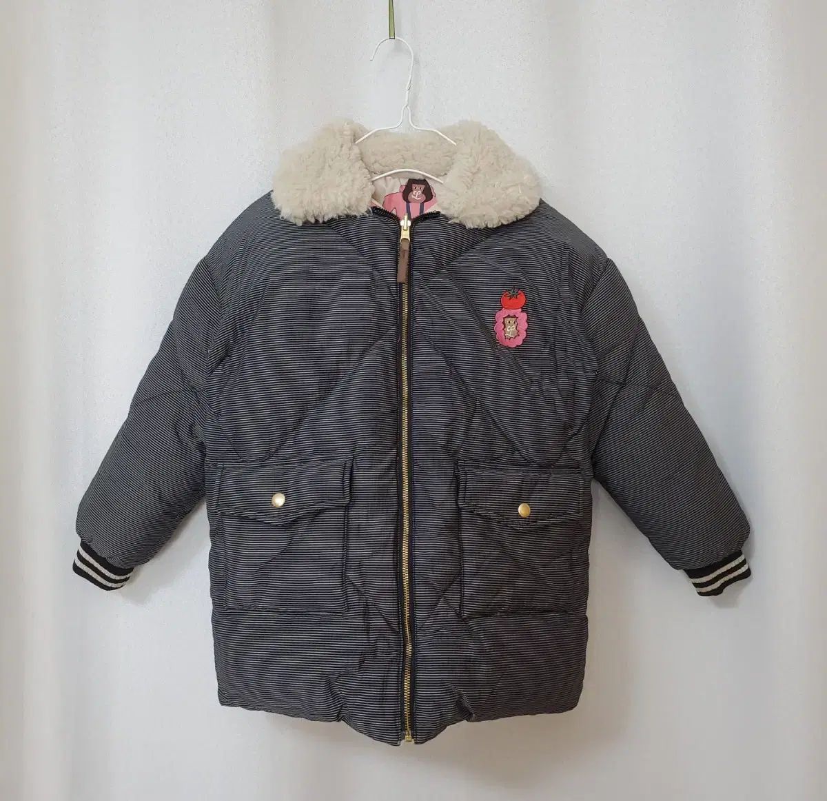  リミテドゥドゥ リバーシブル ダックダウン XL 120 7-8 キッズ その他 ジャケット ブルゾン