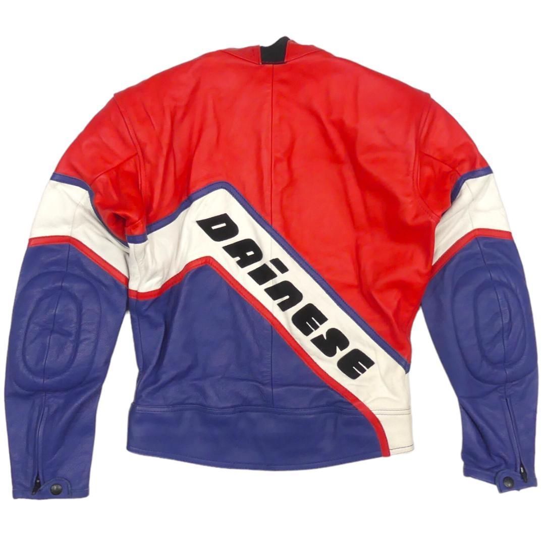 DAINESE ダイネーゼ レザーレーシングスーツ 本革 ツナギ 赤 X7022