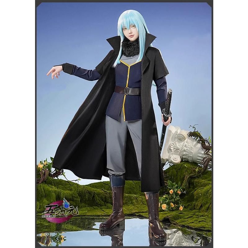 新発売 三分妄想 転生したらスライムだった件 コスプレ リムル魔王 衣装 ウィッグ 靴 追加可 BJ0923ML04 ハロウィン