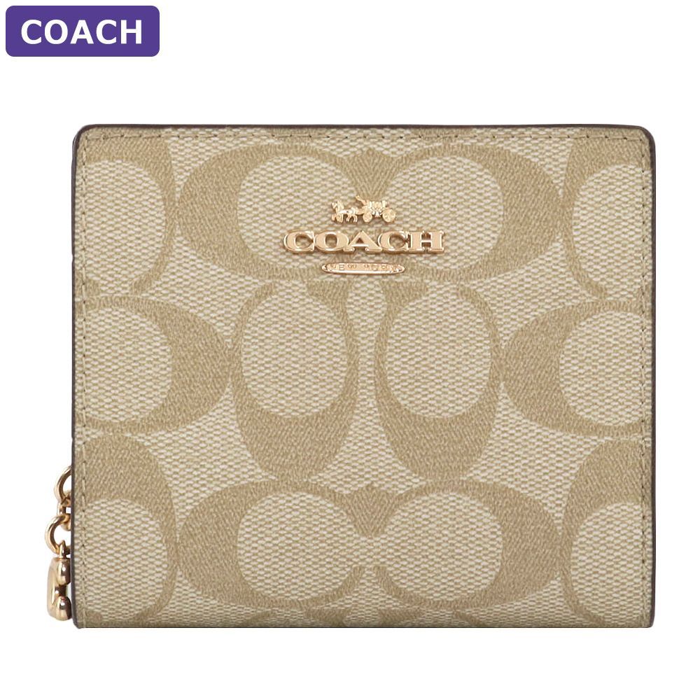 コーチ COACH 財布 二つ折り財布 C3309 IMNLJ ミニ財布 シグネチャー