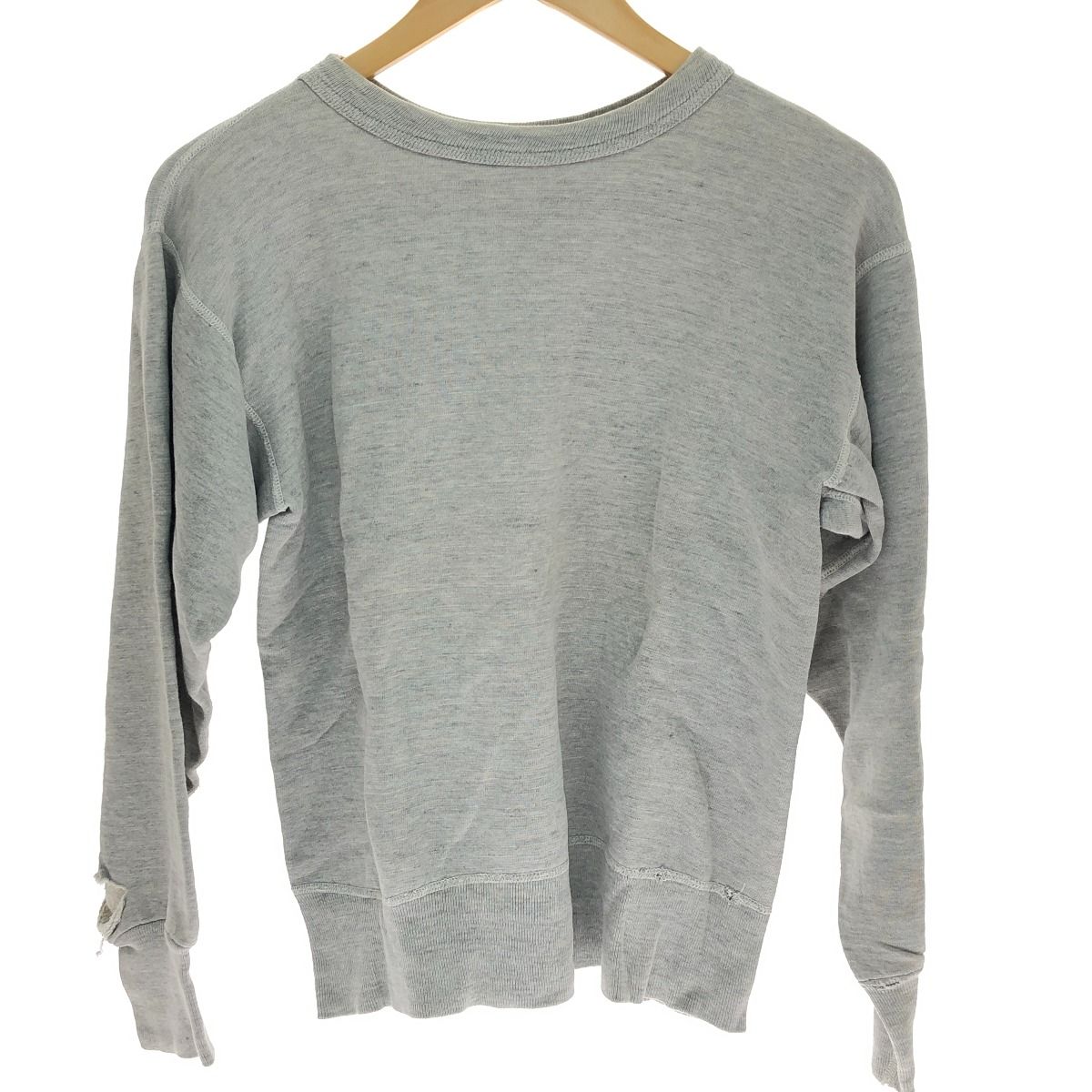 □□50s スウェット 貼り付け前Vガゼットスウェット SIZE 不明 古着