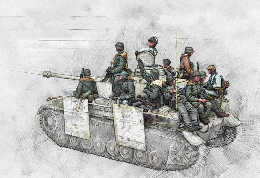 ミリタリー フィギュア 兵士 13体 セット 1/35スケール 戦車