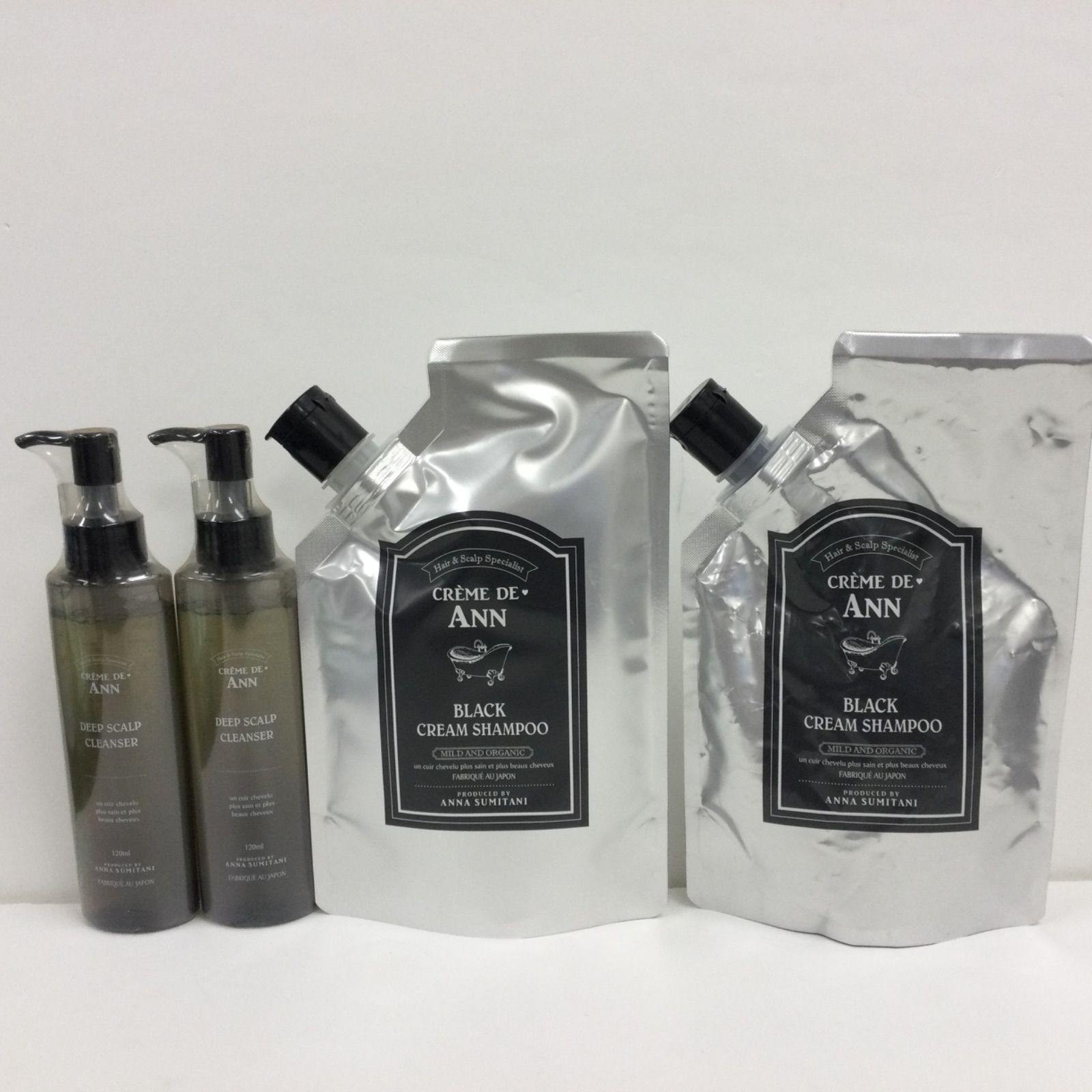 CREME DE ANN BLACK CREAM SHAMPOO 4個セット CREME DE ANN BLACK