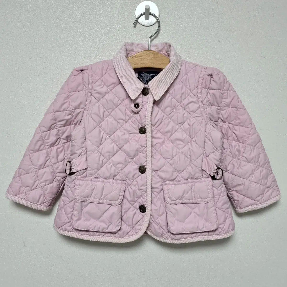 24m ポロ Ralph Lauren(ラルフローレン) キッズ 女児 キルティング ジャケット ピンク