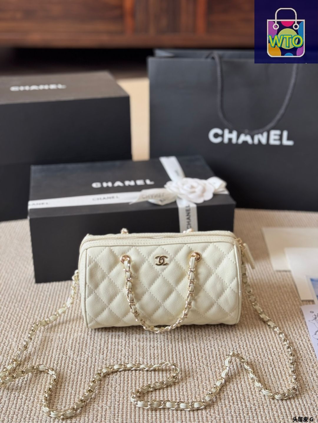 【いいサイズ感】CHANEL 25MC LOOK5 スモール ボーリング バッグ ミニ ボーリング バッグ、ベルベット & カーフスキン、ブラック