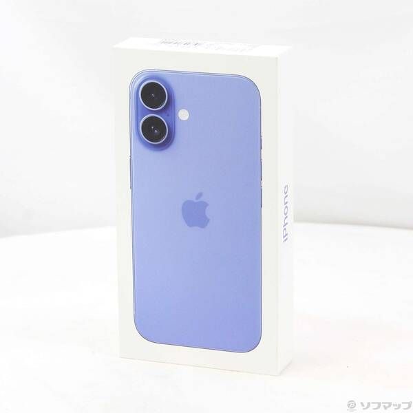 未使用品〕 未使用品 iPhone16 256GB ウルトラマリン MYE03J／A