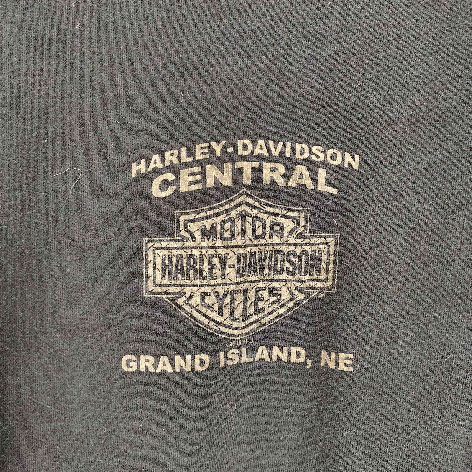 Harley-Davidson 両面プリント ノースリーブTシャツ テキサス製 HARLEY-DAVIDSON 両面プリント ノースリーブTシャツ テキサス製