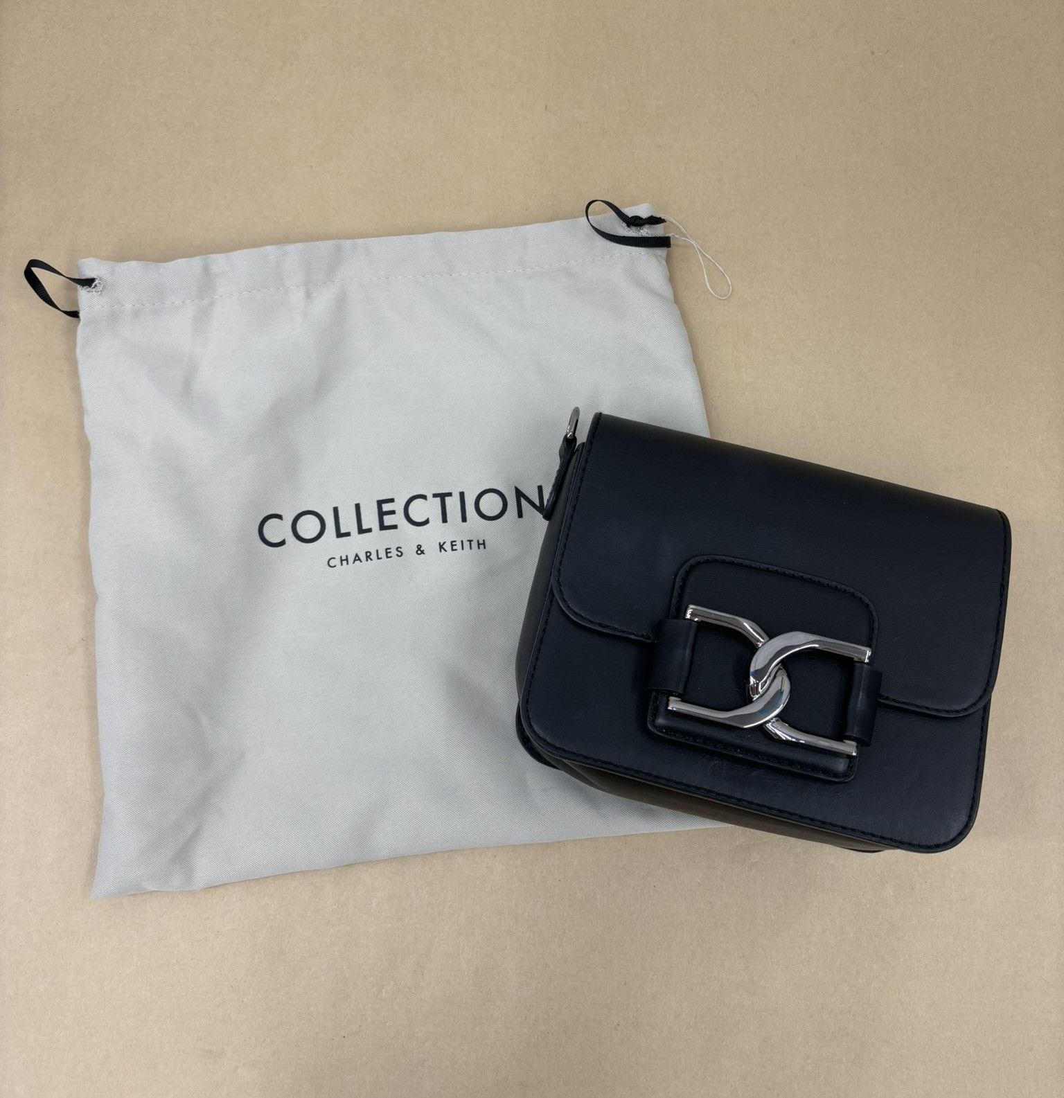 CHARLES & KEITH チャールズ＆キース Gabine ガビーヌ レザーミニ 