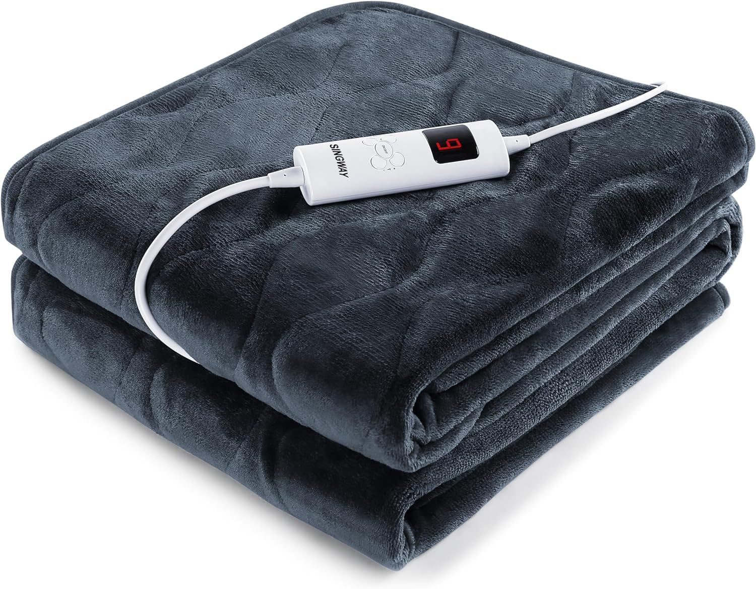 電気毛布 ひざ掛け 電気ブランケット 厚手 保温 5段温度調節 丸洗い