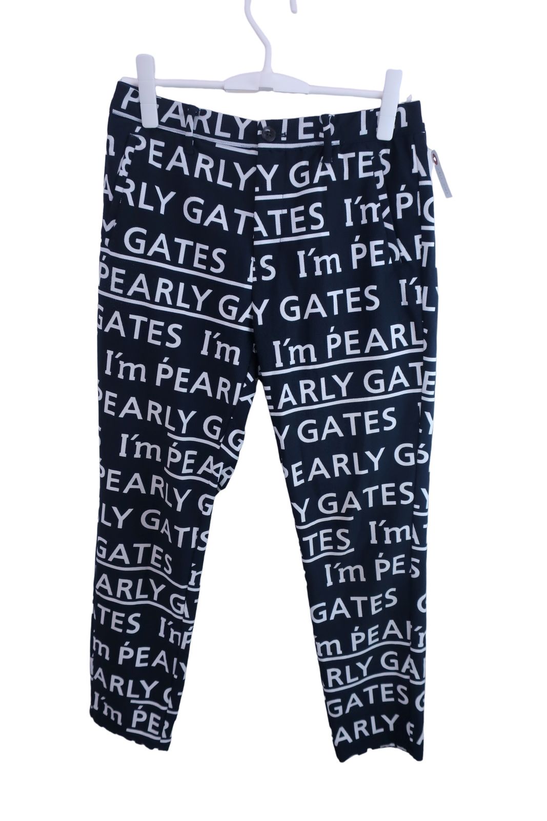 PEARLY GATES(パーリーゲイツ) パンツ ネイビーロゴ総柄