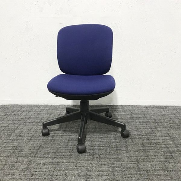 プリセアチェア ローバック オフィスチェア プラス ブルー