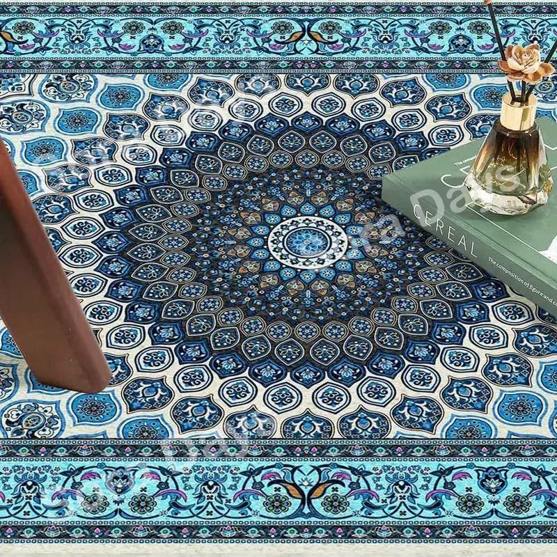 全国無料，お買い得】 ラグ カーペット 洗える 幾何学模様 ボヘミアン