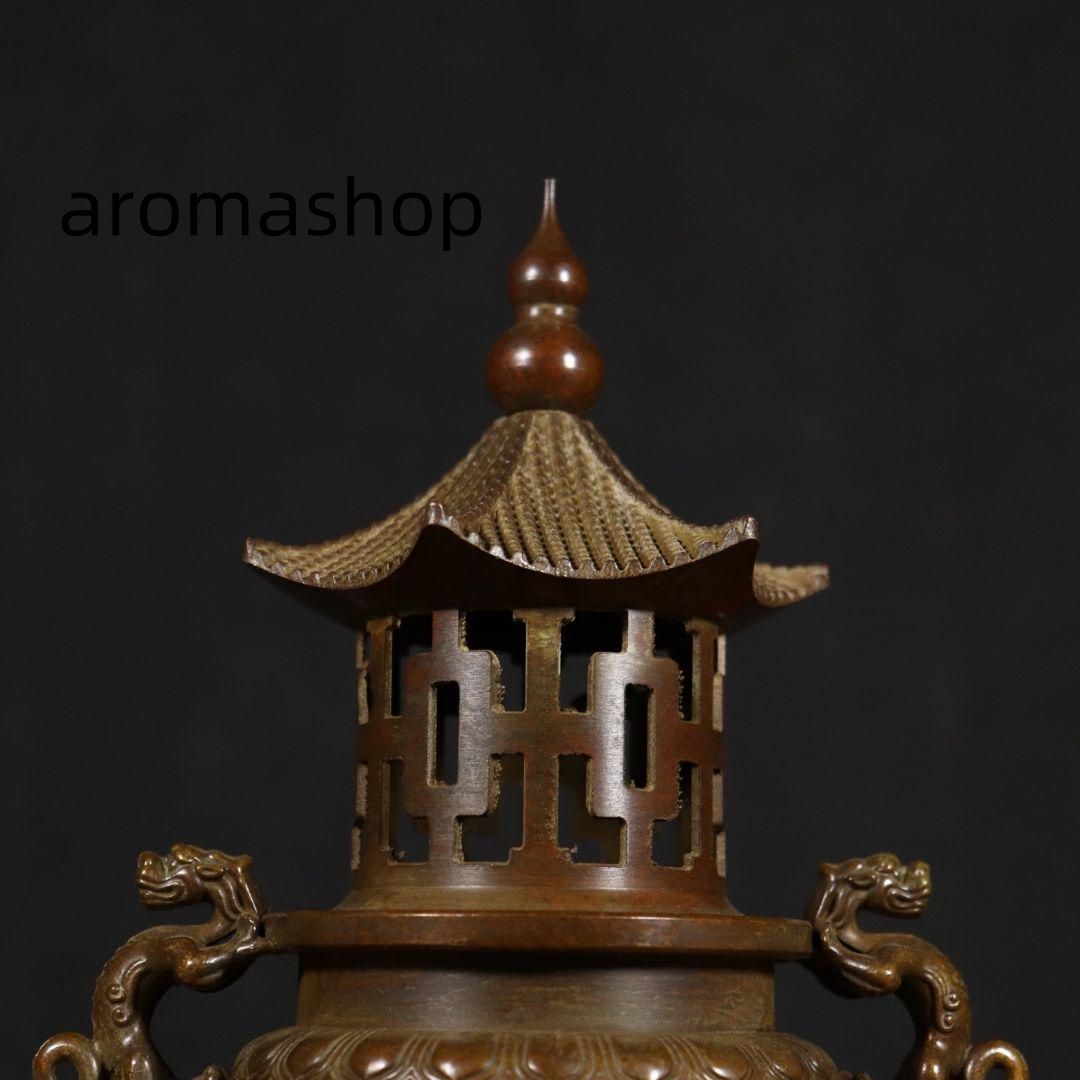 銅器 太上老君錬丹炉 三足鼎 供養塔薫炉 香道具 装飾品 工芸品 置物 銅器 太上老君錬丹炉 三足鼎 供養塔薫炉 香道具 装飾品 工芸品