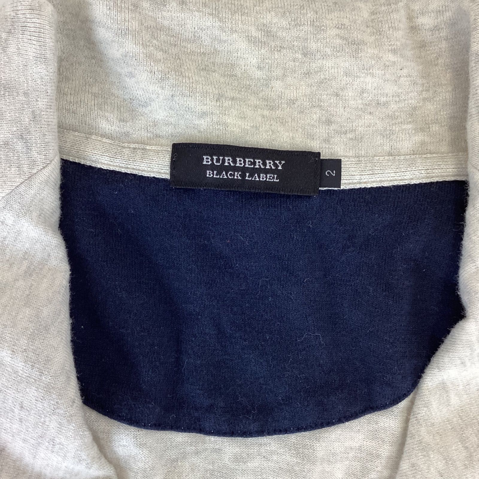 BURBERRYBLACKLABELバーバリーブラックレーベルメンズカーディガン(M)