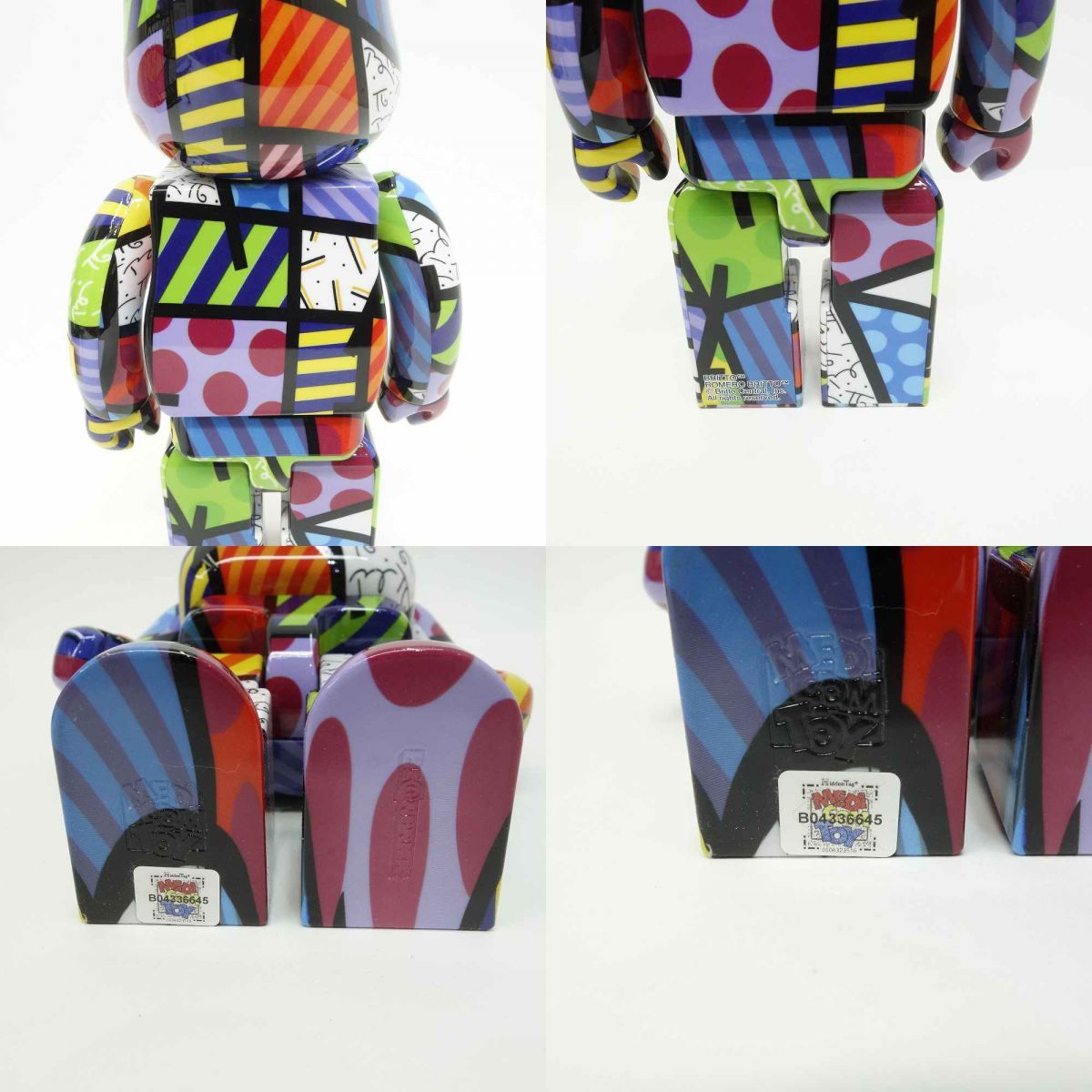 メディコムトイ BE@RBRICK ベアブリック Romero Britto ロメロ