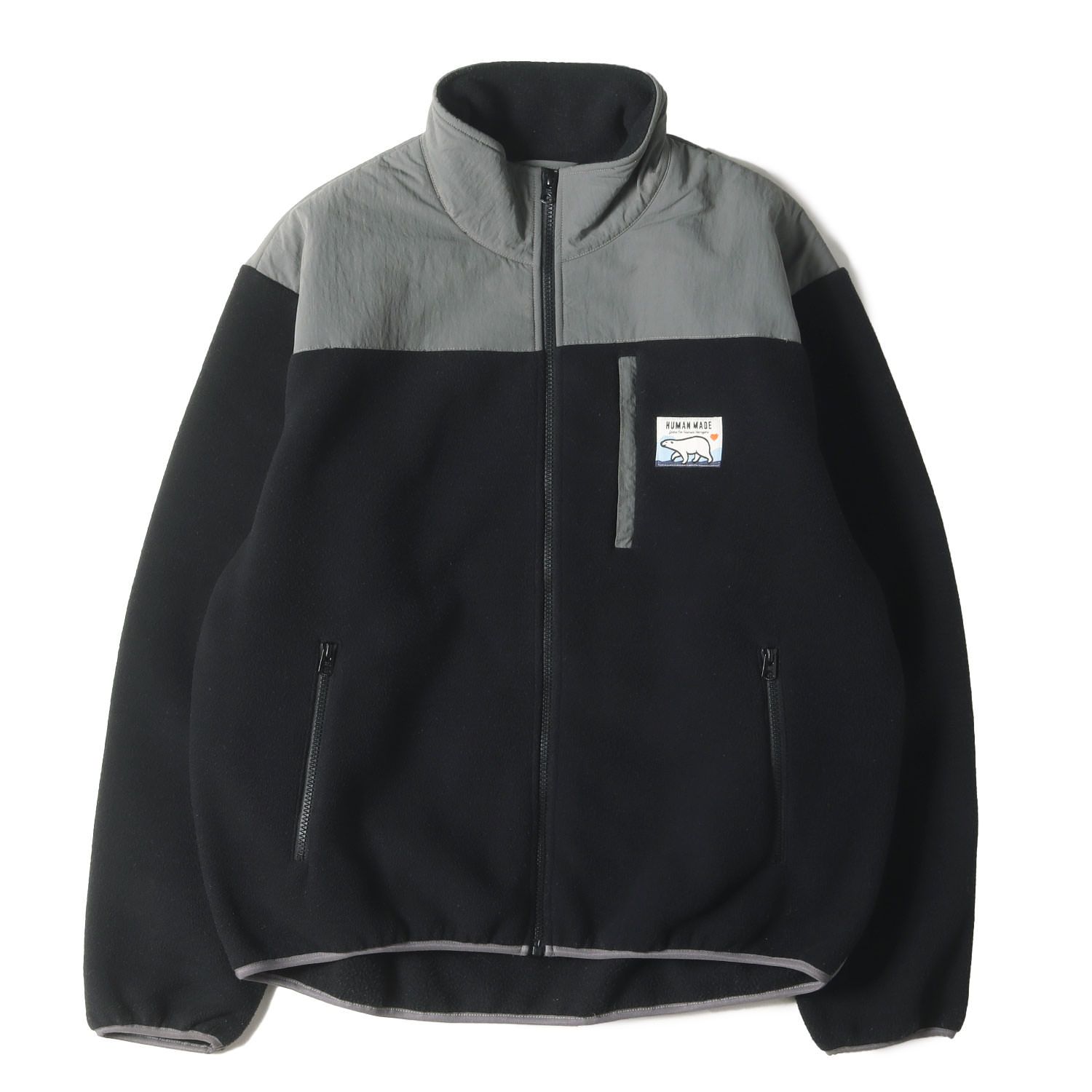 ヒューマンメイド フリース Lサイズ HUMAN MADE FLEECE JACKET GREEN L