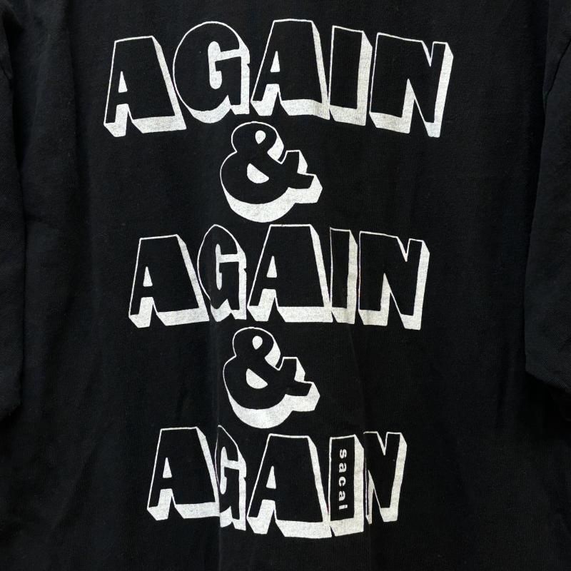 Sacai サカイ Tシャツ 半袖 22-0446S 22AW AGAIN & AGAIN