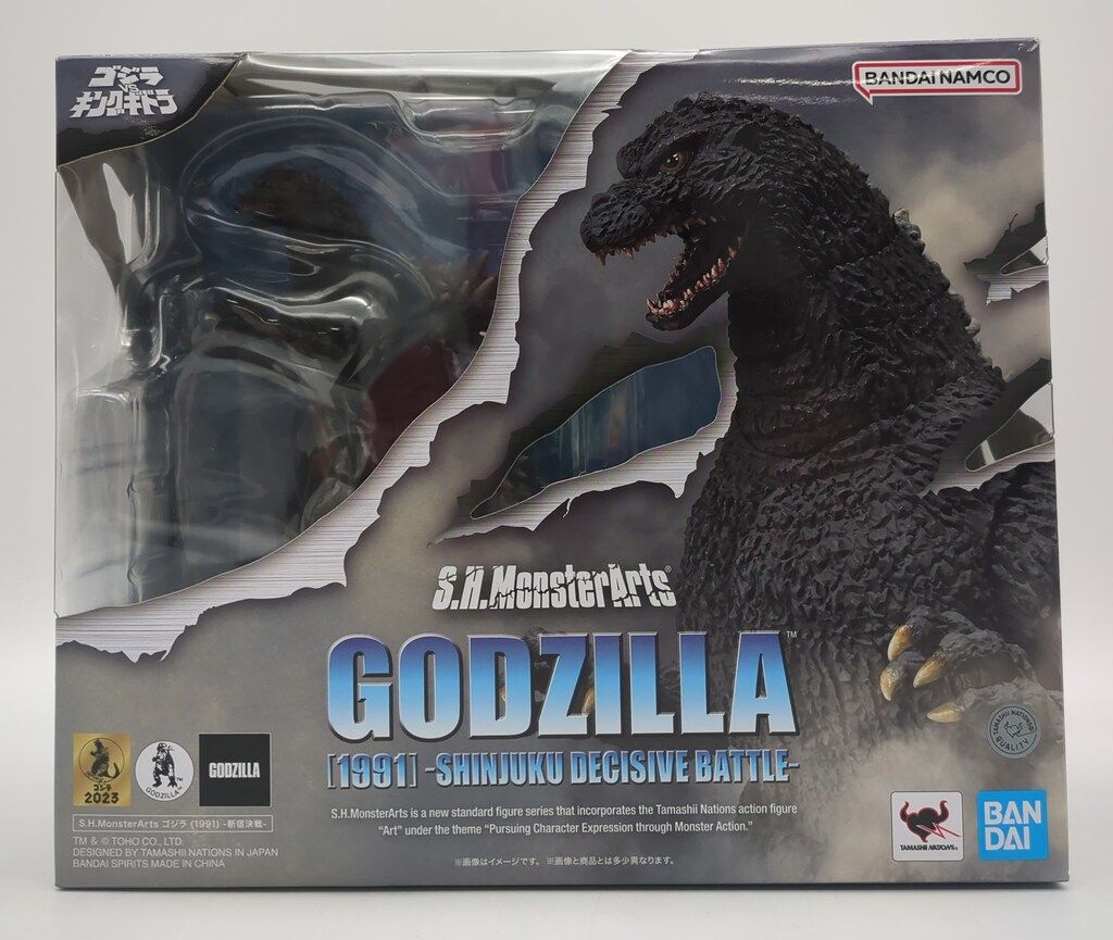 BANDAI NAMCO S.H.MonsterArts ゴジラ (1991) -新宿決戦- - メルカリ