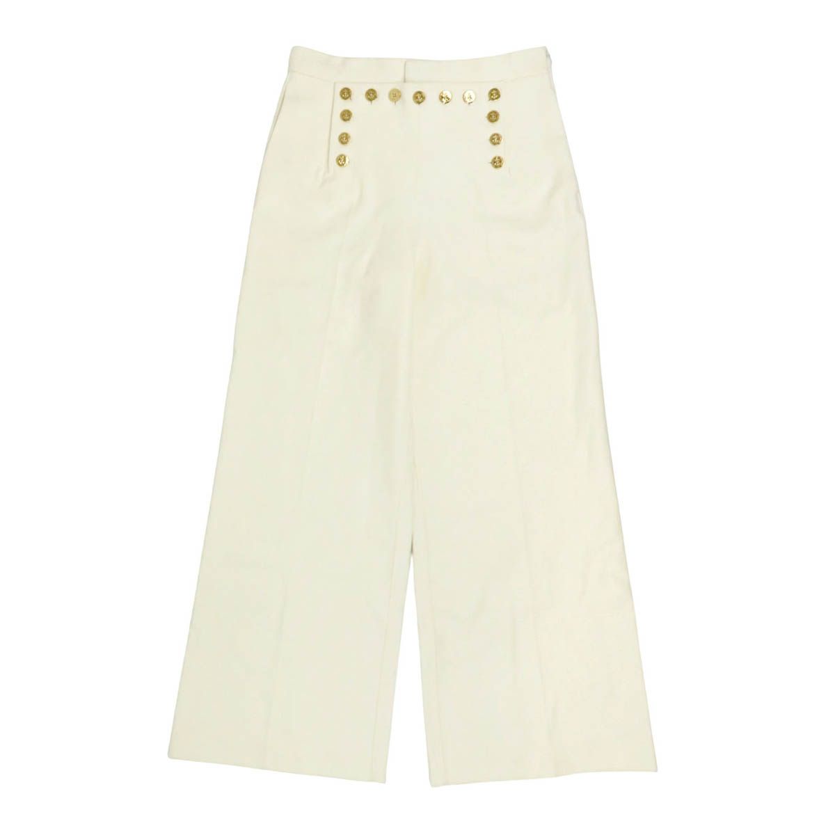 ディオール ウール ワイド パンツ クリスチャンディオール 210P50S1117 レディース オフホワイト Dior アパレル 小物