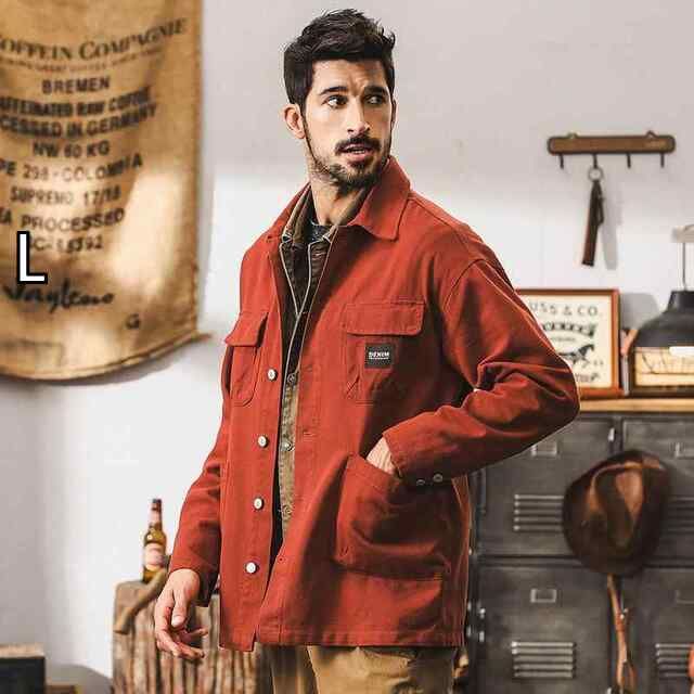 人気SALE，お得 [L ]春 コーデ メンズ 用 服 シンプル ファッション オシャレ 大人 かっこいい 大きいサイズ ストリート 紳士服  取外し可能 ライナー ジャケット 綿服 タフ ワークウェア アメリカン レトロ その他