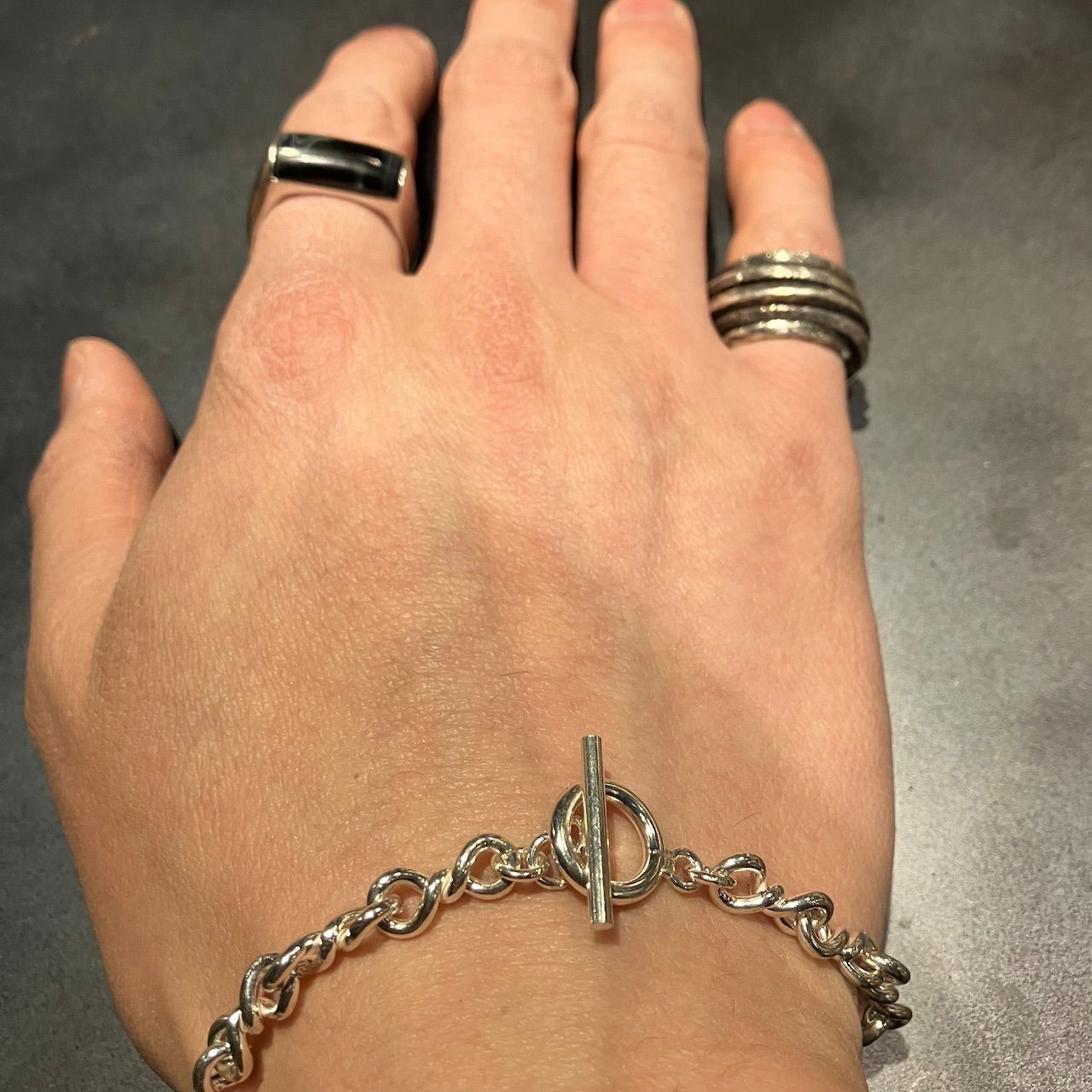 SILVER925 INFINITY DESIGN MANTEL BRACELET/シルバー/ブレスレット