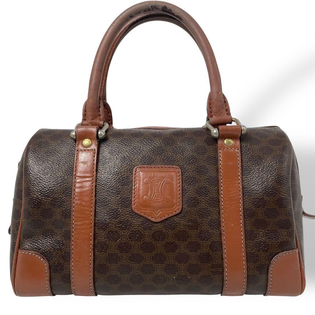 4772 CELINE セリーヌ 2way ボストンバッグトリオンフ マカダム - メルカリ