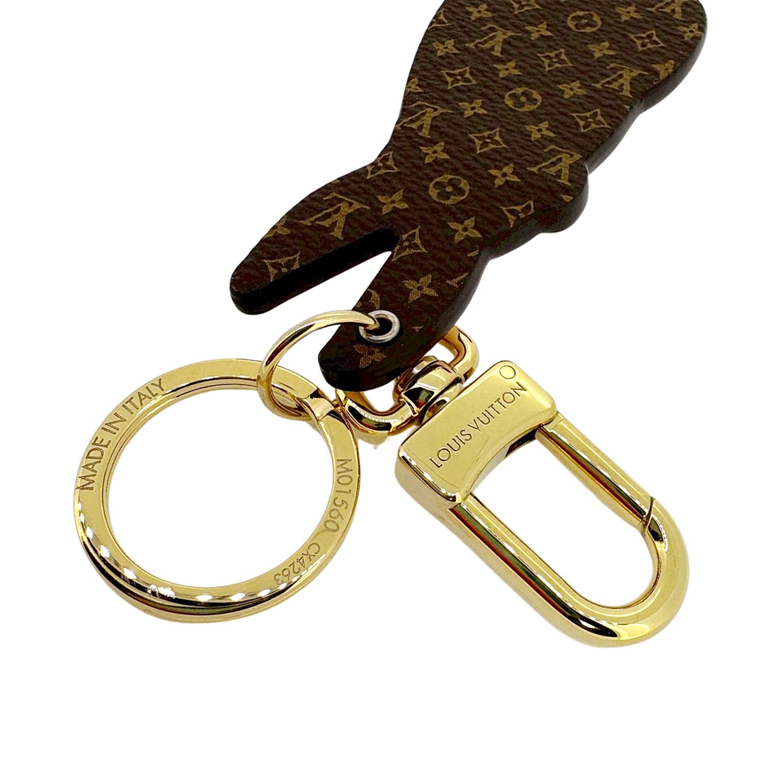 未使用 保管品 ルイヴィトン LVバニー モノグラム ミンクファー うさぎ  