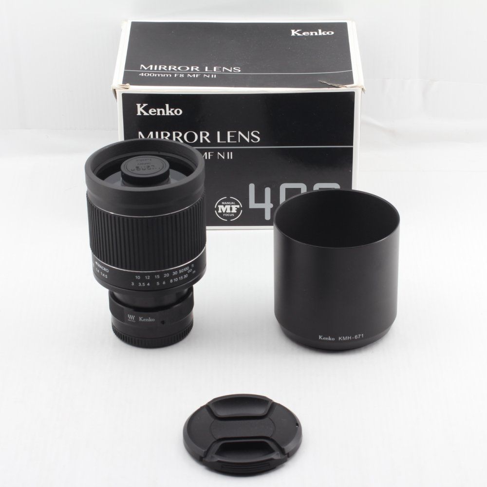 Kenko 望遠レンズ ミラーレンズ 400mm F8 NII マイクロフォーサーズ用 マニュアルフォーカス KF-M400MFTNII