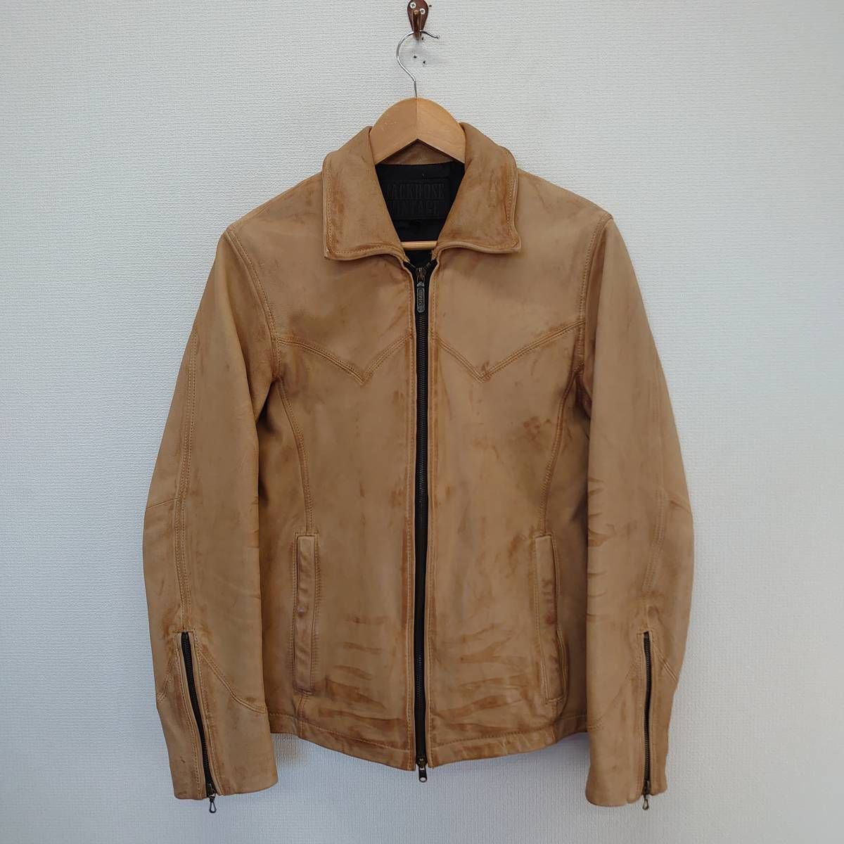 JACKROSE ゴートスキンレザージャケット 高級レザー JACKROSE ジャックローズ レザージャケット ゴートスキン 山羊革